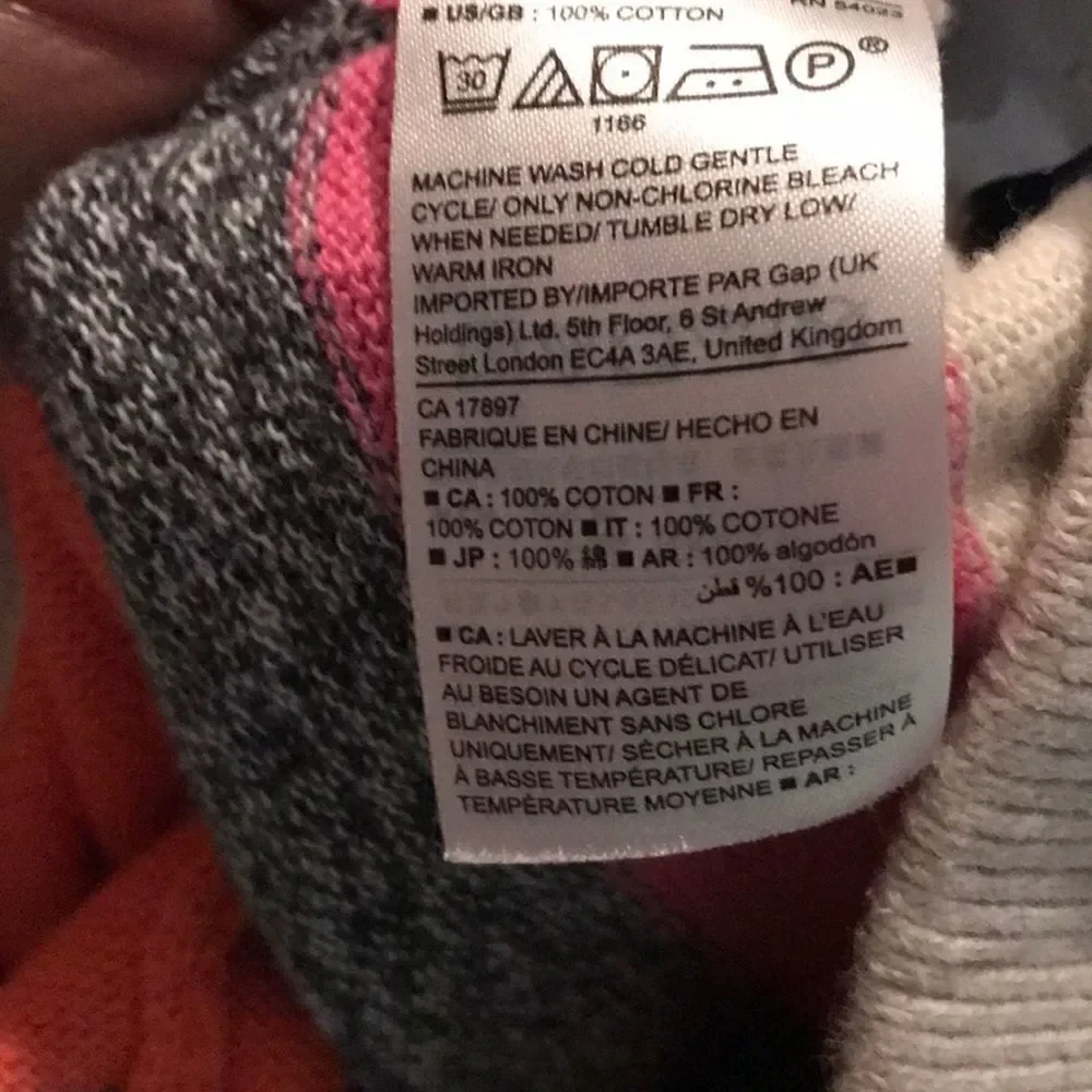 BabyGap Multicolor Striped Leggings Three Toddler